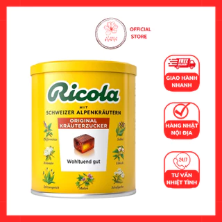 [Chuẩn-Date 2026] Kẹo Ngậm Ho Thảo Mộc Ricola 250g Của Đức, Giảm Đau Họng, Ngứa Rát Và Mất Giọng Nói