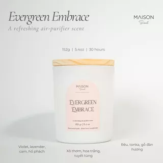 Nến thơm thủ công Maison Scent Evergreen Embrace - Quà tặng cao cấp