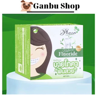 Kem Đánh Răng Thảo Mộc Phoca 25g Trắng Sáng, Thơm Miệng Khuyên Dùng Cho Răng Niềng