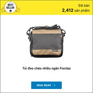 Túi du lịch nhiều ngăn travel nâu DECATHLON forclaz mã 8486727