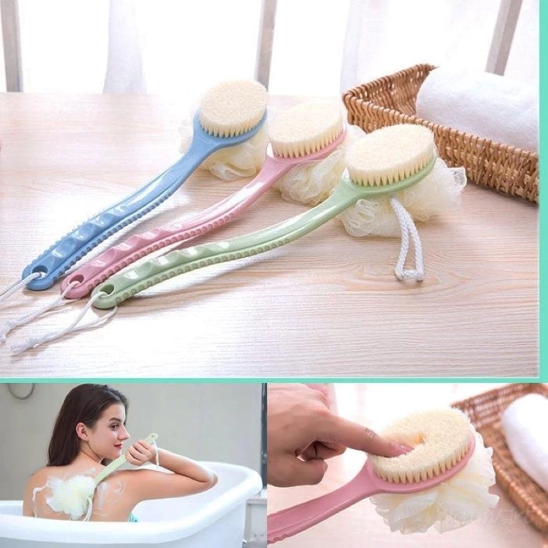 Cây cọ lưng 2 mặt, bàn chải và bông tắm siêu mềm. hàng xuất nhật