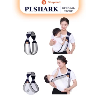 Địu em bé sơ sinh PLSHARK chất vải lưới mềm mát gọn nhẹ dễ dàng sử dụng tiện lợi cho mẹ [ Hàng Tốt ]