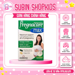 Vitamin Bà Bầu 💥 CHÍNH HÃNG 💥 Pregnacare Max 84viên giúp tăng cường sức khỏe cho mẹ và tăng miễn dịch