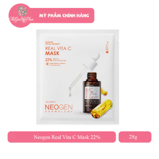 Mặt Nạ Dưỡng Trắng Mờ Thâm Neogen Real Vita C Mask 22% 28g