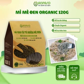 Mì Mè Đen Giúp Giảm Cân Organic Anpaso - Mỳ Hữu Cơ Cho Người Ăn Kiêng Eat Clean, Healthy, Keto Trọng Lượng 120gr