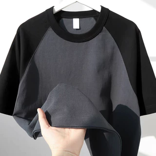 Áo thun Raglan trơn nam nữ form rộng chất Cotton 100% định lượng  250gsm thiết kế dày dặn Basic Áo thun ATstore