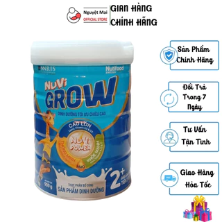 Sữa Bột Nutifood Nuvi GROW 2+ 900g (trên 2 tuổi )