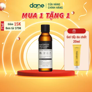 Nước hoa hồng Galactomyces Pure Vitamin C Glow Toner SOME BY MI dưỡng da căng bóng 200ml