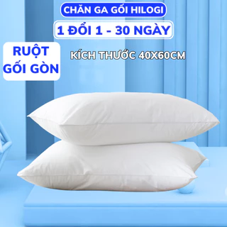 Ruột gối hơi 100% gòn polyester, có khóa kéo, gối nằm cực em