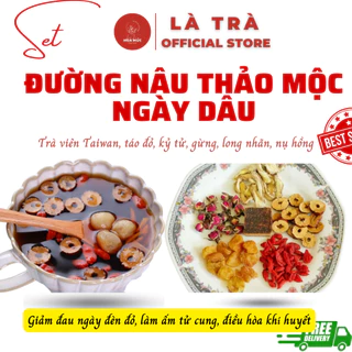 ✅[TRÀ ẤM TỬ CUNG ] TRÀ GỪNG ĐƯỜNG NÂU giảm đau bụng kinh, dưỡng huyết điều hòa nội tiết bổ máu giữ ấm cơ thể