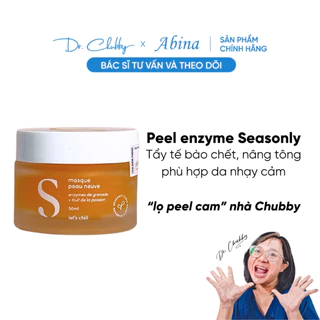 Peel enzyme trái cây an toàn cho mọi làn da Seasonly Peeling Mask dạng ɡel 50g - Dr Chubby