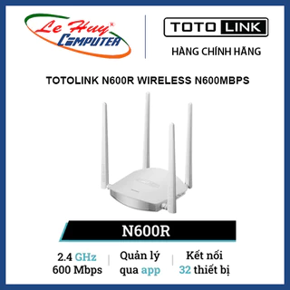 [Mã 99ELHA giảm 7% đơn 300K] Bộ Phát WiFi TOTOLINK N600R chuẩn N 600Mbps