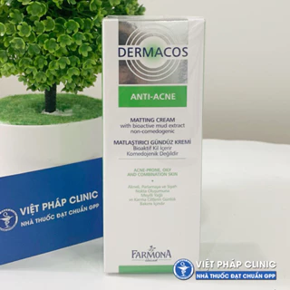 [NỘI ĐỊA] Farmona Dermacos Anti Acne Matting Cream 50ml- Kem Giảm Bóng Nhờn, Ngừa Mụn