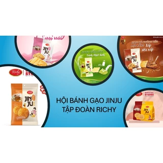 [HỎA TỐC TPHCM] HỘI BÁNH GẠO JINJU TẬP ĐOÀN RICHY BÁNH JINJU MẬT ONG JINJU CỐM SỮA BÒ NƯỚNG CHÀ BÔNG RICHY KARO