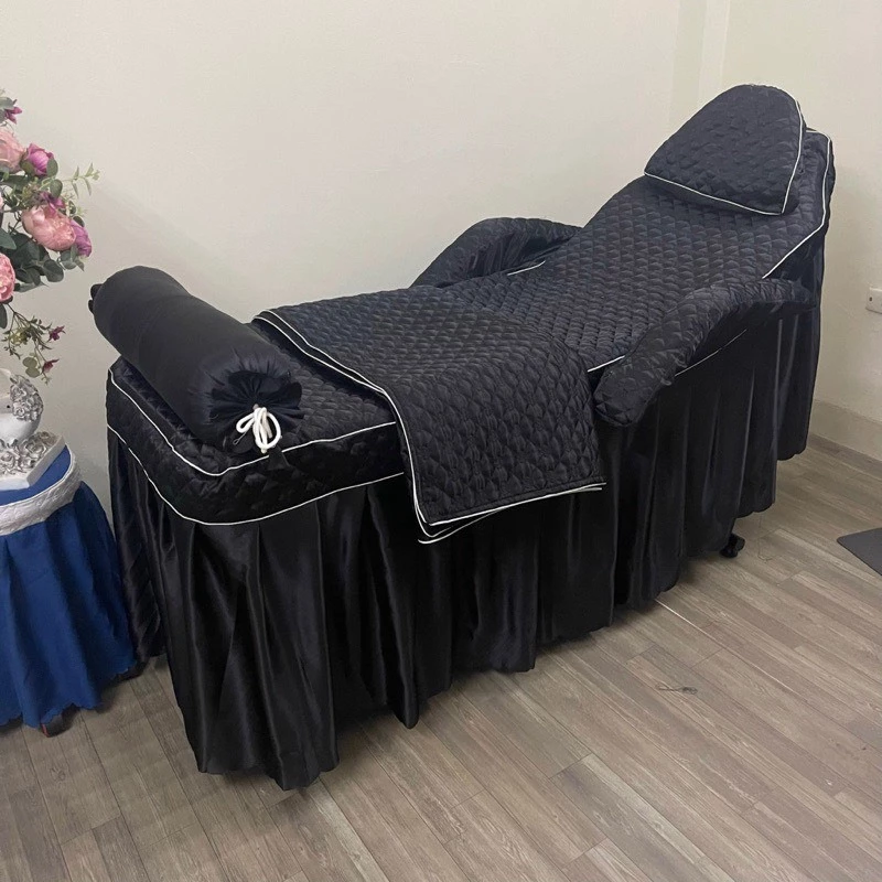 Ga giường tiêm filler, ga giường phun xăm vải phi lụa trần bông, hàng loại 1
