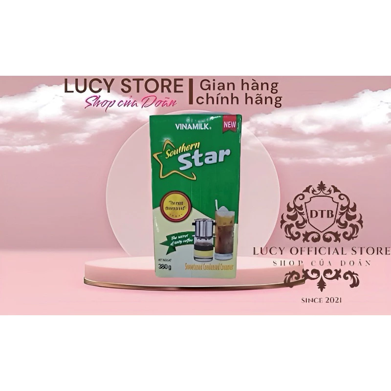 (Date luôn mới ) Sữa Đặc Có Đường Ngôi Sao Phương Nam Hộp Giấy 380G