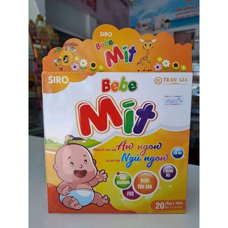 Siro ăn ngon Bebe Mít( Mua 2h tặng 1h)