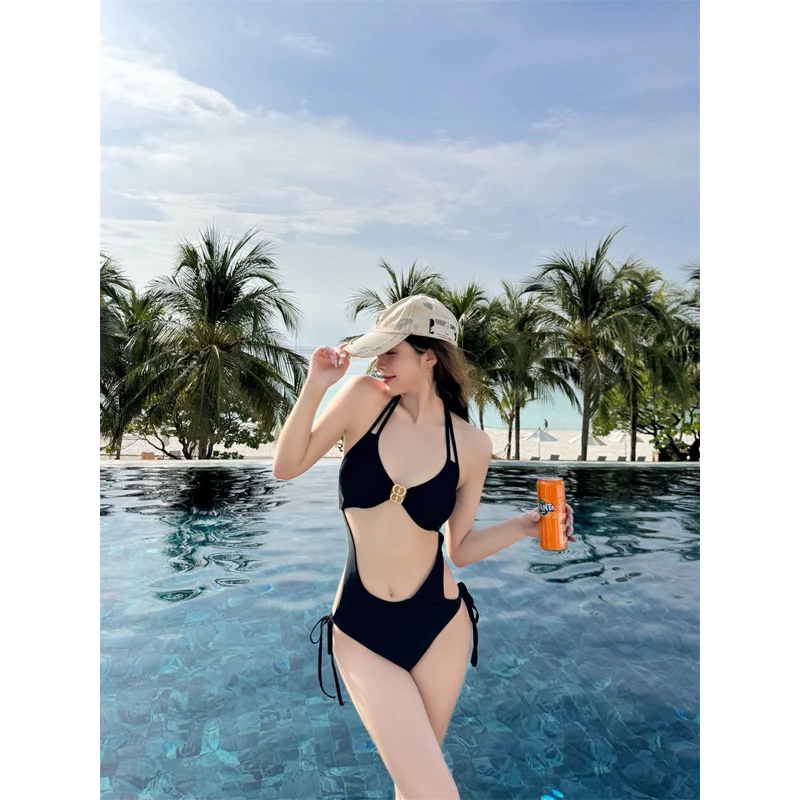 (M2415_Lily Bikini) BIKINI MỘT MẢNH CUTOUT ĐI BIỂN DU LỊCH SEXY