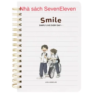 Hải Tiến Sổ lò xo bìa bồi Smile A5/6/7 - Định lượng 80 g/m2