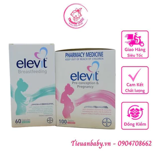 [Tem chemist]Vitamin tổng hợp elevit bầu 100 viên ( Elevit bầu cho mẹ bầu)