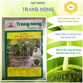 Hạt giống bí đỏ hồ lô (bí hạt đậu) Trang Nông dễ trồng