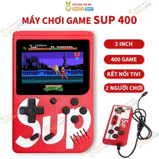 Máy chơi game cầm tay Sup 400 in 1, hỗ trợ 2 người chơi, kết nối tivi