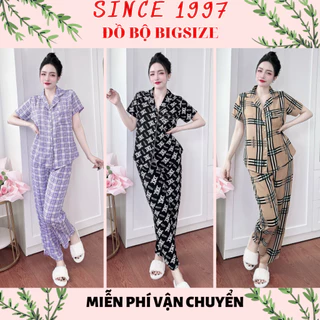 Đồ bộ bigsize ĐÙI 50-90kg, Since1997 Đồ ngủ bigsize Pijama bigsize lụa Mango, lụa Hàn cao cấp