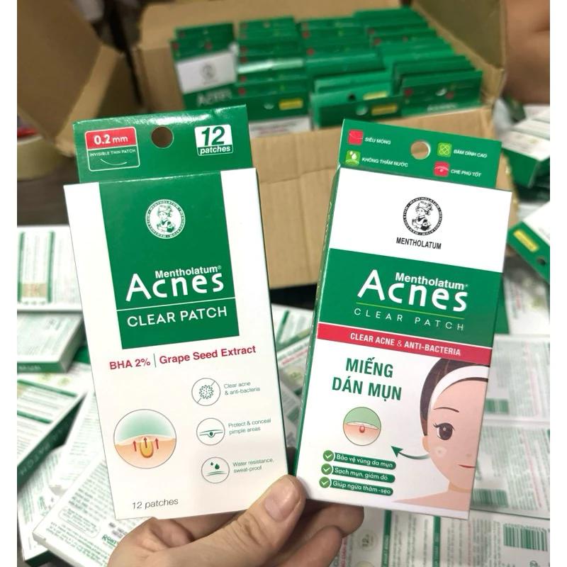 Miếng Dán Mụn Acnes Clear Patch (12 Miếng/24 miếng/48 miếng)