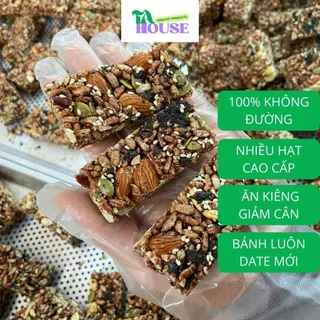 Bánh gạo lứt, bánh hạt dinh dưỡng TA House ăn kiêng, hỗ trợ giảm cân, ăn vặt healthy [KHÔNG ĐƯỜNG]