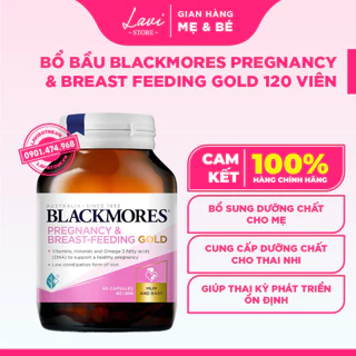 Bổ bầu Blackmores Pregnancy & Breast Feeding Gold 120 viên