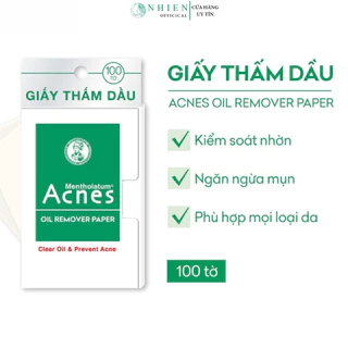 Giấy thấm dầu Acnes Oil Remover Paper 100 tờ