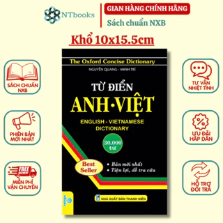 Sách - Từ điển Anh - Việt 30.000 từ - Khổ 10x15.5cm