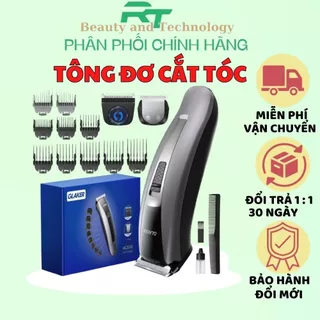 Tông đơ cắt tóc đa năng 2in1 GLAKER HC2022 2 lưỡi thay dễ tháo lắp bảo hành 5 năm