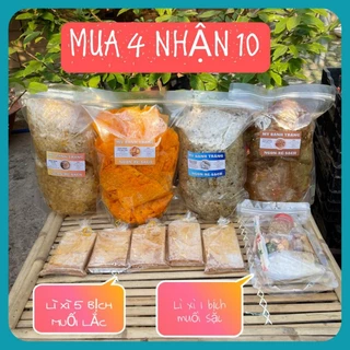 [Combo Mua 4 nhận 10] 1,2kg bánh tráng(xike,tỏi tắc,phô mai,rong biển) tặng 5 bịch muối lắc+1 bịch muối sặc top mỡ