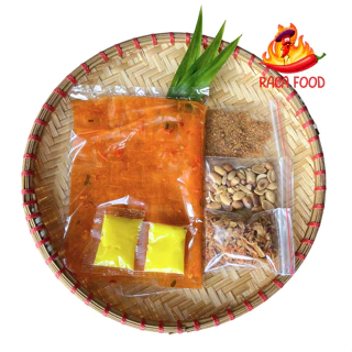 Combo Bánh Tráng Dẻo Tôm, Muối Hành Phi, Bơ Béo Và Đậu Phông Thơm Ngon Racafood