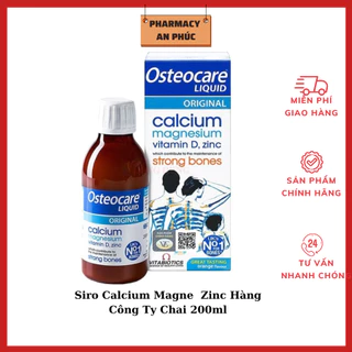 Siro Bổ Sung Canxi Vitamin D Cho Bé Vitabiotics Osteocare Liquid - Giúp Xương Chắt Khỏe,Tăng Sức Đề Kháng (Chai 200ml)