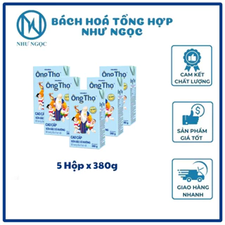 COMBO 5 HỘP - Sữa Đặc Ông Thọ HỘP GIẤY 380g