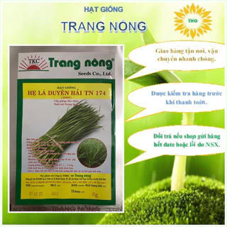 Hạt giống rau hẹ lá cao sản siêu năng suất 2gr hãng Trang Nông