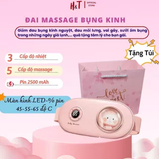 Massage bụng kinh, đai chườm bụng giảm đau mát xa cho phụ nữ khi đến kì, hỗ trợ làm ấm giảm đau lưng