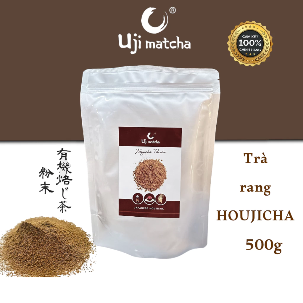 Bột Trà Rang HOUJICHA  | Công Nghệ Nhật Bản | 500G TÚI ZIP