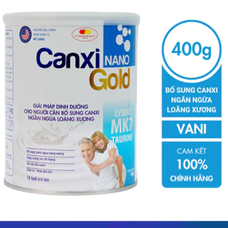 Sữa Bột Cho Người Lớn Sữa Cho Người Lớn Tuổi Bổ Sung CanXi Chính Hãng CanXi Nano Gold