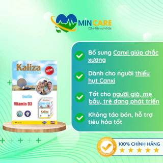 Kaliza - Bổ sung CANXI cho BÀ BẦU & Người thiếu hụt Canxi, từ tảo biển | Nhập khẩu Mỹ - Tương tự Aken Newcare