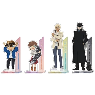 Bộ sản phẩm Standee Conan Amuro Haibara Gin với Mèo