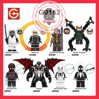 G0162 Marvel super heroes minifigures bigfig mô hình lắp ráp các nhân vật siêu anh hùng - phản diện spider-man Venom