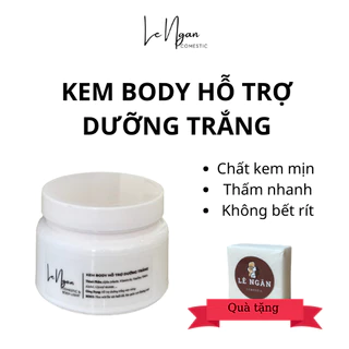 Kem body trắng da, dưỡng thể độc quyền body light Lê Ngân 200g