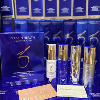 Set 4 món Zo Skin Brightening Program Texture Repair