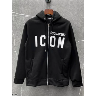 Áo khoác hoodie in hình ICON form rộng  tay phồng chất nỉ bông cao cấp 100%cotton premium.
