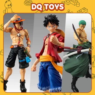 _ MÔ HÌNH KHỚP _  nhân vật LUFFY ONE PIECE Zoro Ace Figure Action cao cấp 18cm Băng hải tặc mũ rơm DQ TOYS