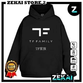 ( Gía rẻ )Áo hoodie TF Gia Tộc , áo nỉ dài tay gen 3, chu chí hâm, tô tân hạo, trương cực in theo yêu cầu