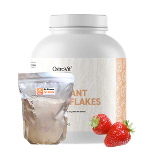 Bột Yến mạch Uống Liền - Ostrovit Hỗ trợ Giảm cân, ăn kiêng Gym, Keto Eat Clean, Instant Oats mịn, tốt cho tiêu hóa